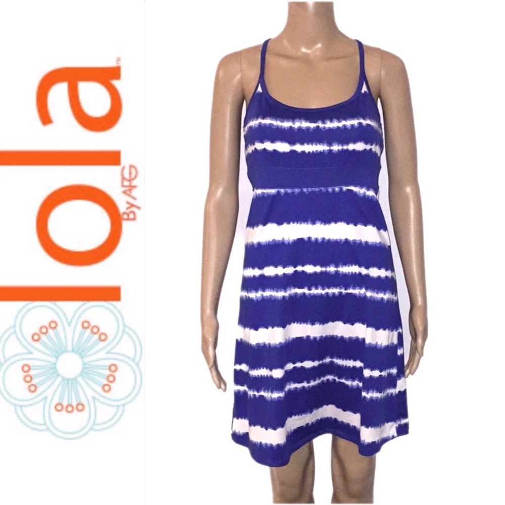 Lola by AFG Blue Crush Tie Dye Dress